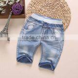 Wholesale Boutique Clothes Kids Baby Jeans Child Denim Ruffle Pants thumbnail-1