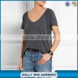 Deeply v Neck Blank Raglan t Shirt Wholesale thumbnail-1