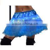 Women's LED Light Up Skirt Tutu Rave Party Costumes TUTU Petticoat Crinoline Mini Dress thumbnail-4