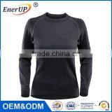 Women Clothing Plain Winter Long Trousers Thermal Wicking Antibacterial Long Sleeve Woman T-shirt thumbnail-1