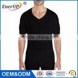 Black t Shirt Using Sweat Armpit Shields thumbnail-5