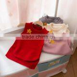 S32896W Toddler Baby Girls Floral Sleeveless Sweater Kids Children Kint Sweater Vest thumbnail-6