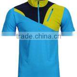 100% Polyester Mens Short Sleeve Sports Casual Custom Colour T-shirts Men Clothing Collar Shirts thumbnail-1