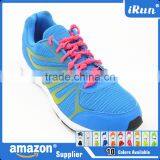 Elastic Bamboo Knot Shoelace For Marathon, Running,Cycling, Travelling~Neon Pink Green Elastic Laces With Knots~Accept Custom thumbnail-2