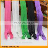 Eco-friendly Colorful 3# 30 cm Lace Tape Women Invisible Zipper thumbnail-5