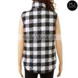 Wholesale Plaid Buffalo Vest Top Women Quilted Vest thumbnail-2