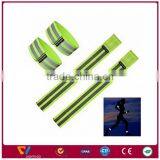 Highly Reflective Safety Slap Wrap Hook and Loop Armband With Two Straps Under CE EN 13356 thumbnail-1