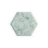 Countertop / Wall Non - Toxic Hexagon Seamless Marble Acrylic Sheet Stone 12mm