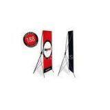 Customizable120 X 200cm Thick Aluminium Alloy Banner Display Stand With Screen Printing thumbnail-1