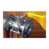 Stainless Steel 3PC flanged end ball valve PN40