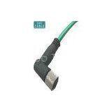 M12 Female Waterproof Cable / Outdoor Signal Cable Circular With Molded Connector M12X1.0 thumbnail-1