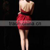 New Fashion 2017Sexy Sheath Strapless Sleeveless Short Women Evening Dresses Star Same Gown ED75 thumbnail-5