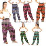 Oval Pattern Boho Genie Hippie Aladdin Beach Baggy Gypsy Yoga Harem Pants Trousers