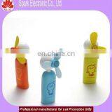 Assorted Plastic Promotional Led Flashing Message Mini Fan With CE Approval