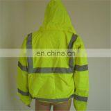 Security Protection Roadway Safety Waterproof Oxford Fabric Yellow Good Quality on Sale EU Market High Visibility Jacket thumbnail-6