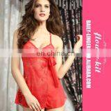 Wholesale Red Lace Mature Lingerie Sexy Women thumbnail-3