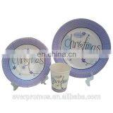 Customized Colorful Competitive Price Chrismats Lavender Paper Sets Birthday Paper Plate Cups thumbnail-1