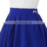 Belle Poque Women Midi Skirt 2016 Blue Vintage Skirts Pinup Skirt BP000154-3 thumbnail-2