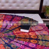 Indian Round Wall Hanging Ethnic Patchwork Mandala Wall Tapestry Ethnic Bohemian thumbnail-3