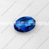 Top quality crystal oval shape 10*14mm hot sale crystal fancy stones