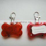 Custom Shape Pet Losting With LED Flashlight Keychain thumbnail-5