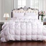 Factory Direct Sale Cotton Fabric Black White Goose Down Comforter For Hotel Home Use