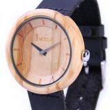 Wholesale Automatic Mechanical Wooden Metal Watch Natural Zebra Wood And Metal Combination thumbnail-3