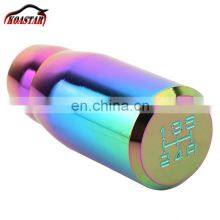 Universal Neo Chrome Car Gear Shift Knob,CNC Aluminum 5-Speed JDM Shift Knob thumbnail-2