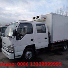 HOT SALE! ISUZU Brand 4*2 LHD Double Cabs 1.5T-2T Refrigerated Truck for Sale, thumbnail-3