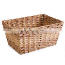 New Arrival Rectangular Washable Rattan Straw Woven Storage Basket Desktop Sundries Sorting Storage Woven Basket thumbnail-5