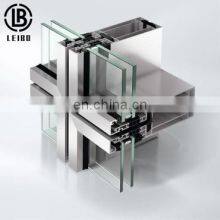 Building Fabrication and Engineering Material Aluminum Metal Frame Glass Curtain Wall thumbnail-4