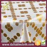 PVC Printed Golden Tablecloth in Roll