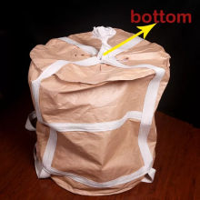 Big Bag 100% Pp Bulk Big 1 ton plastic 1000kg bulk bag for sand , cement