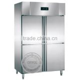 OP-A806 Four Stainless Steel Doors Freezer Refrigerated Cabinet Manufacturer