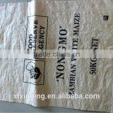 Transparent pp Bag Bean Sack Printing Plastic Bags PP Woven Sacks for Bean, Grain, Fertilizer, Chemical