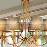 2016 New Wrought Iron Candle Chandelier Lighting thumbnail-1