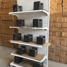 Customized Metal Floor Shelves Pegboard for Tools Shops Product Tools Display Racks thumbnail-3