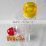 SALE POMOTION Fruit Infuser Colorful Water Bottle With Hook, BPA Free thumbnail-3