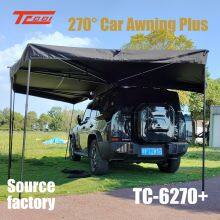 Car Side 270° Awning Plus,carmounted Rotating Sky Curtain,aluminum Alloy Oxford Cloth Canopy,camping Rainproof Sunshade thumbnail-1