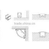 Corner Cabinet Lighting Stair Step Aluminium Led Lighting Profile thumbnail-3