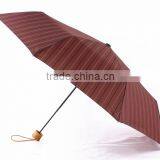 Manual Open Foldable Gentleman Umbrella