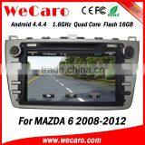 Wecaro in Dash 2 Din Touch Screen Android 4.4.4 Car Gps Navigation Multimedia System for Mazda 6 Car Radio cd Mp3 Usb 2008 -2012 thumbnail-5