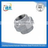 Made in China Casting Stainless Steel 304/316 Union Pipe Fittings thumbnail-1