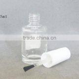 15ml Empty Printed Glass Nail Polish Bottles With Brush thumbnail-3