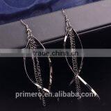 Simple Long Chain Tassel Dangle Earrings Fashion Gold Plated Designs For Women thumbnail-4