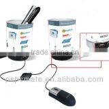 Pencil Vase Usb Hub With Speaker Function and LED Indicator