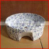 Bathrooms Furniture Blue and White Porcelain Patterned Ceramic Sink BO-27 thumbnail-4