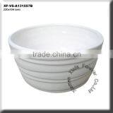 high white ceramic plant flower pots