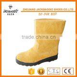 Dubai top selling safety boots with PU sole , safety shoes with steel toe cap