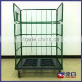 Foldable Warehouse Trolley With Plastic Pallet